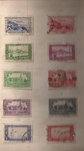 PLANCHE DE TIMBRES D ALGERIE (7)